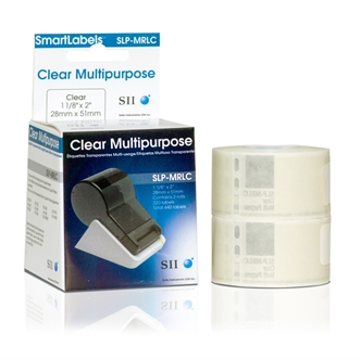 Clear Multipurpose Labels - SLP-MRLC