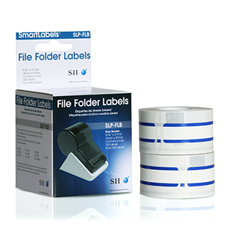 Blue File Folder Labels - SLP-FLB